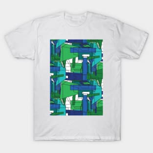 Brutalist architecture design T-Shirt